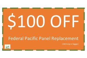 $100 OFF Federal Pacific Panel Replacement