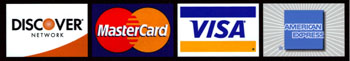 We accept Cash, Checks, & Credit Cards