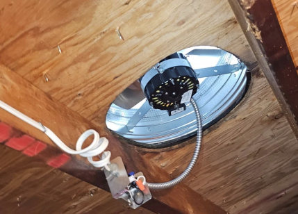 Scotch Plains Attic Fan Installation