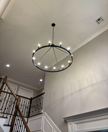 Springfield, NJ Chandelier Installation