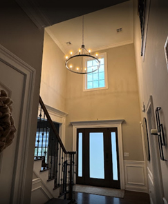 Springfield, NJ Chandelier Installation