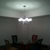 Dining chandelier installed by First Class Electric electricians in NJ